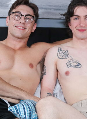 Archie Paige and Caleb Morphy suck and fuck