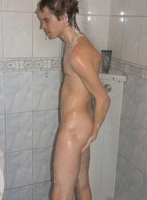 Dirty teen gay shows his ass