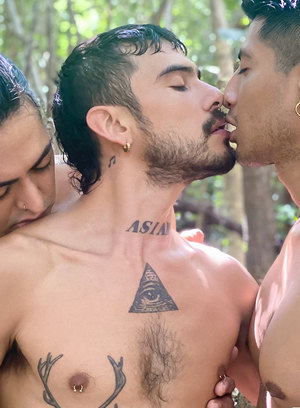 alam herrera alberto chimal anal sex bareback big dick latin men oral outdoor piercing pornstar tattoo threesome vinni star 