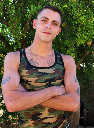 big dick brunette jerking off military pornstar solo tanner reed tattoo 
